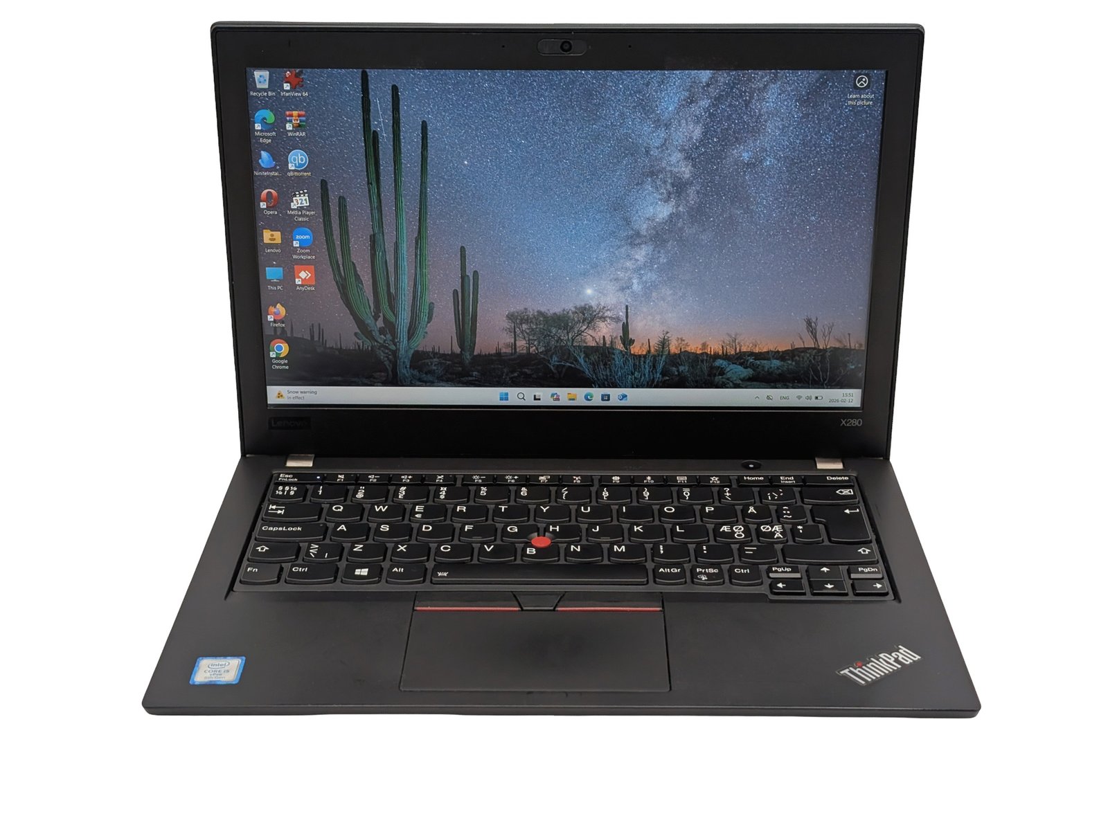 Lenovo ThinkPad X280/i5-8350U/8GB/256GB (RECONDITIONNÉ)