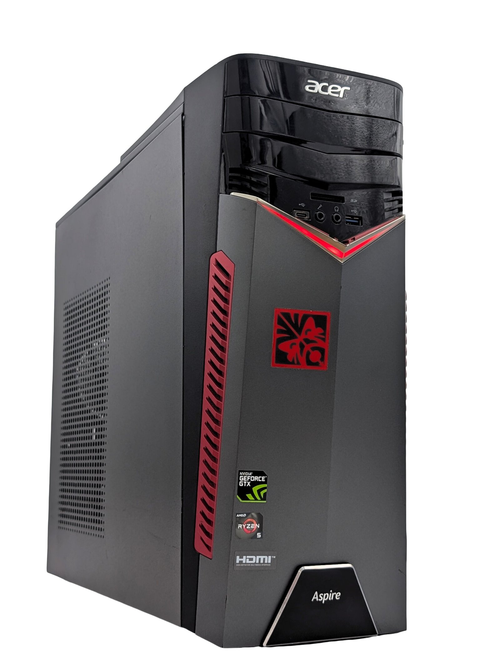 Acer Aspire GX-281/Ryzen 5-1400/16GB/256GB/GTX 1060 3GB (RECONDITIONNÉ)
