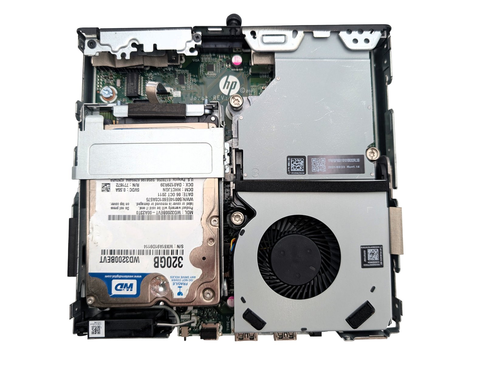 HP 260 G4 Desktop Mini/i5-10210U/8GB/256GB +320GB (RECONDITIONNÉ)