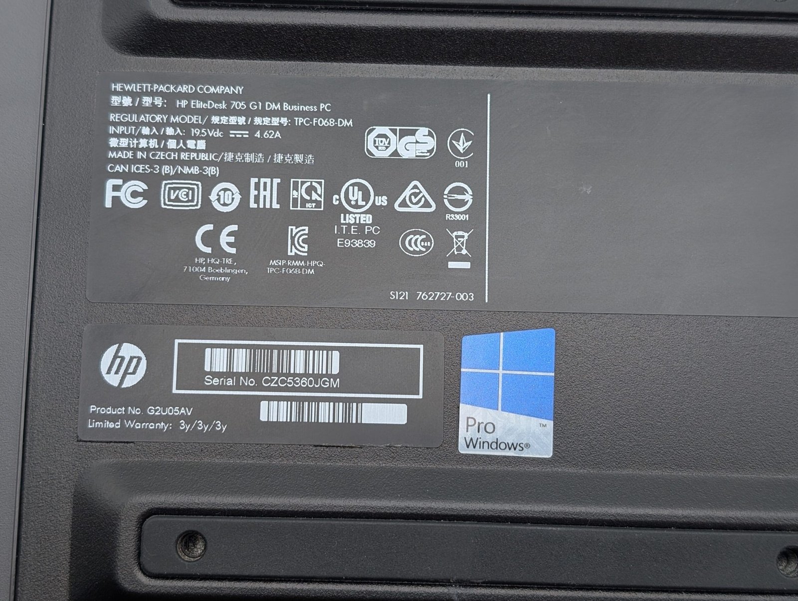 HP EliteDesk 800 G1 DM/i5-4570T/16GB/250GB (RECONDITIONNÉ) (Kopija)