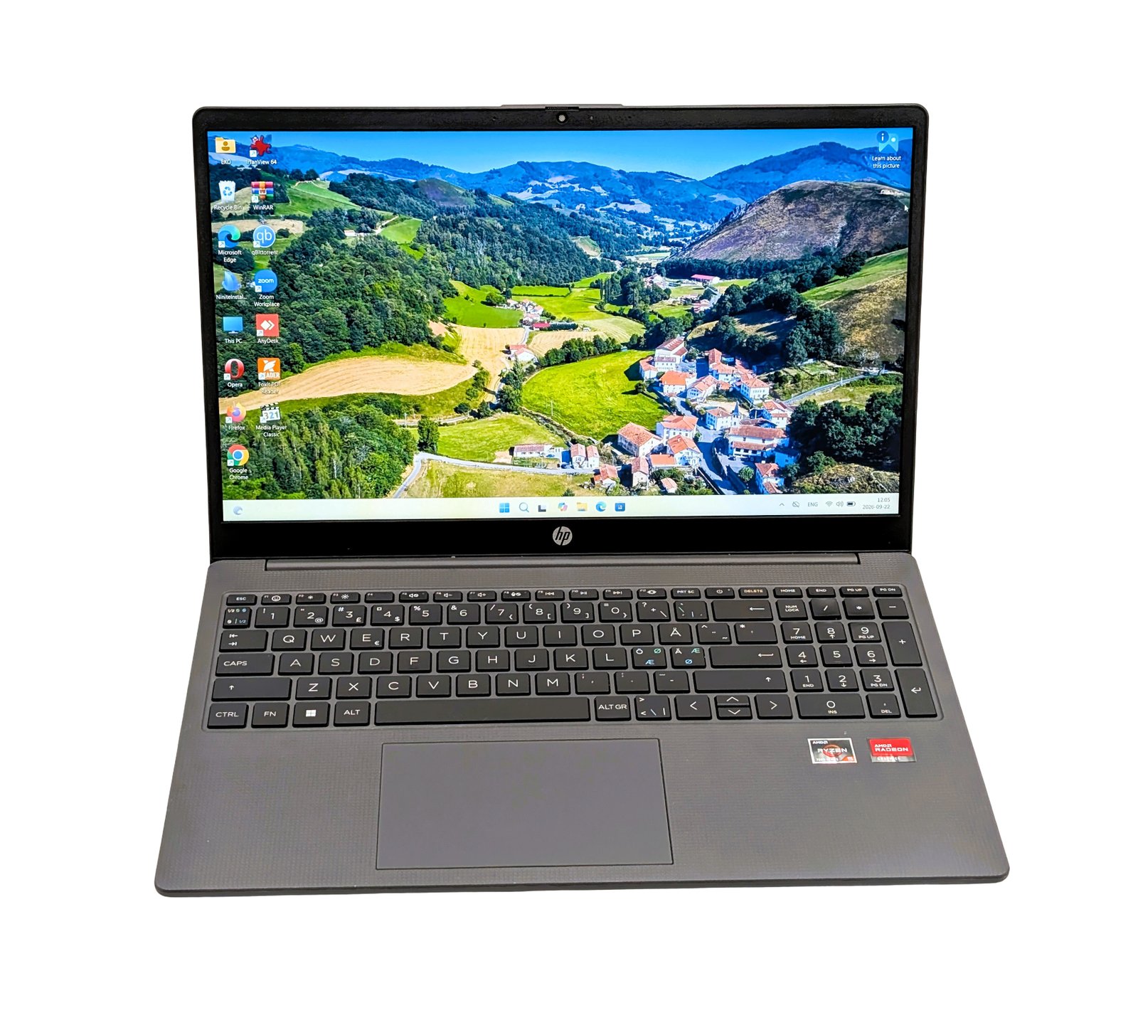 HP 15-fc0024no / Ryzen 5 7520U / 8GB / 256GB (RECONDITIONNÉ)