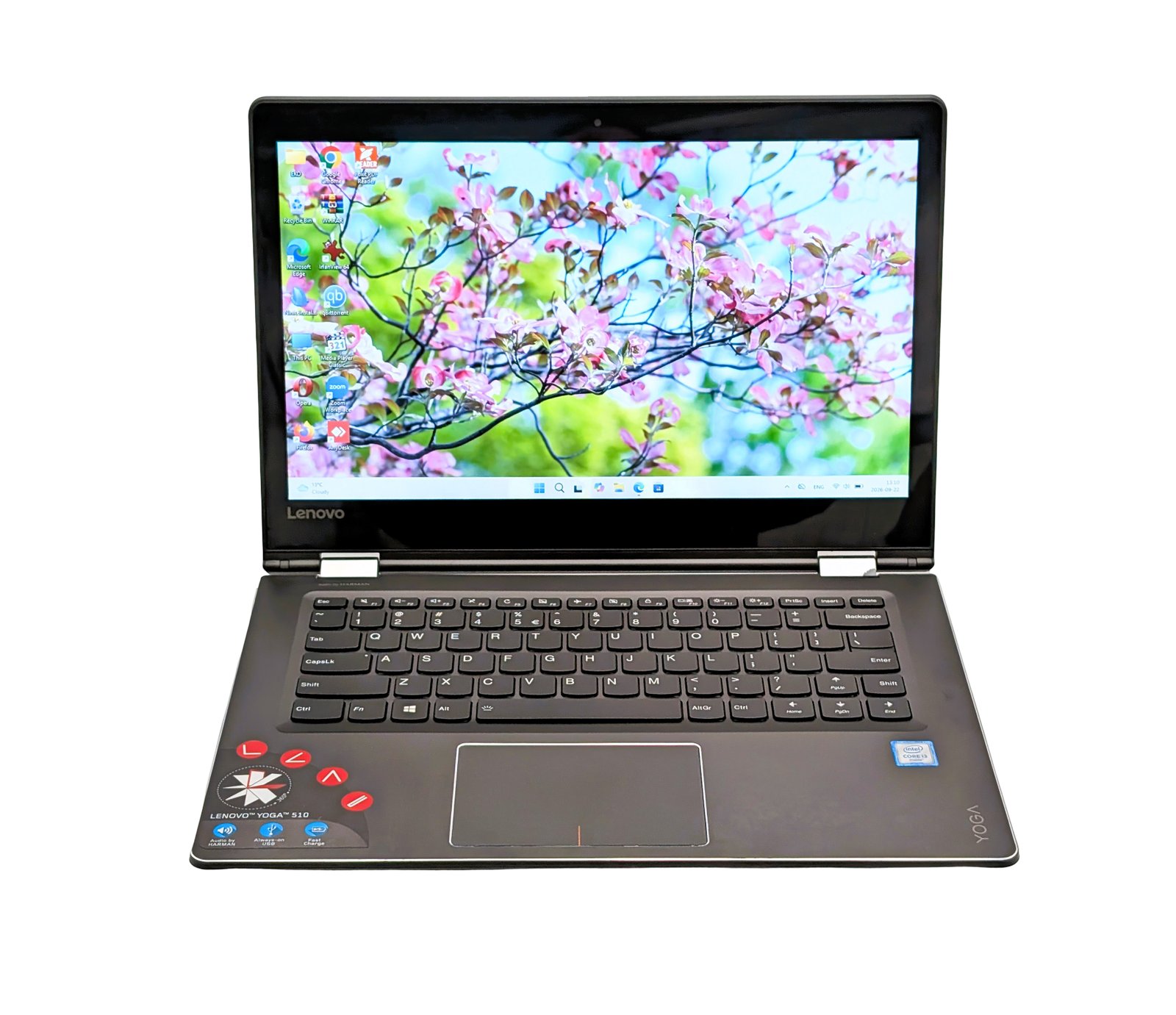Lenovo Yoga 510-14ISK / i3-6006U / 8GB / 120GB (RECONDITIONNÉ)