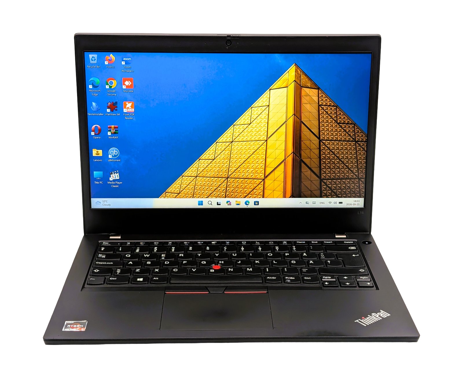 Lenovo ThinkPad L14 Gen 1/Ryzen 5-4500U/16GB/256GB (RECONDITIONNÉ)