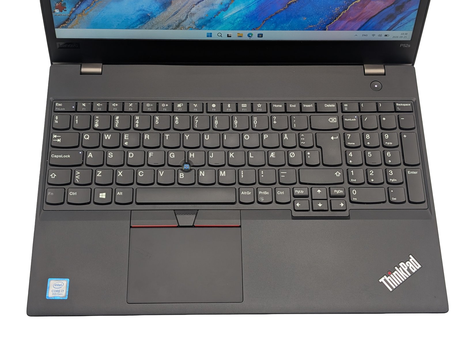 Lenovo ThinkPad P52s / i7-8550U / 32GB / 256GB / Quadro P500 2GB (RECONDITIONNÉ)